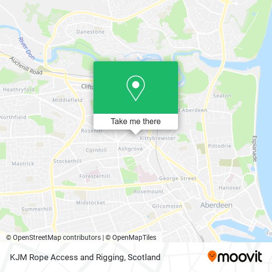 KJM Rope Access and Rigging map