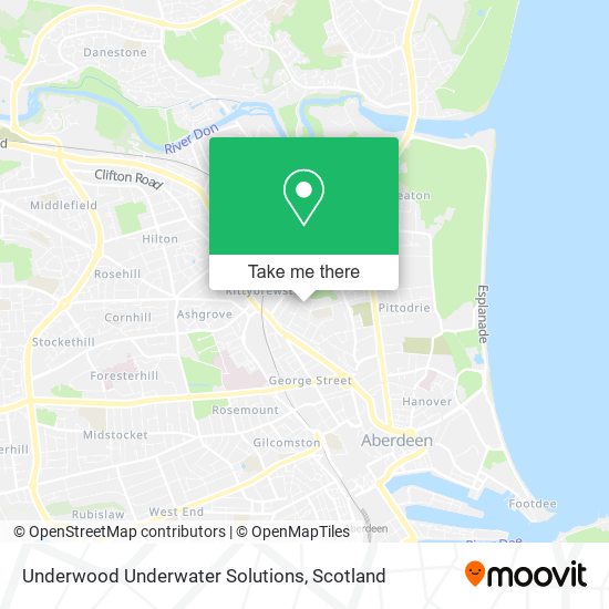 Underwood Underwater Solutions map