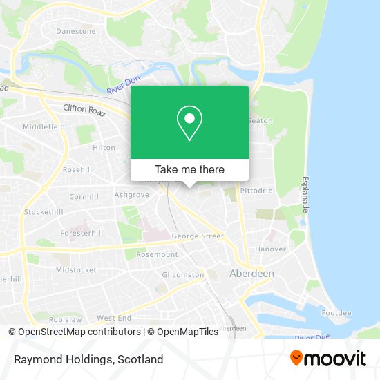 Raymond Holdings map