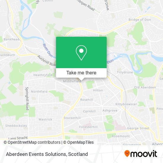 Aberdeen Events Solutions map