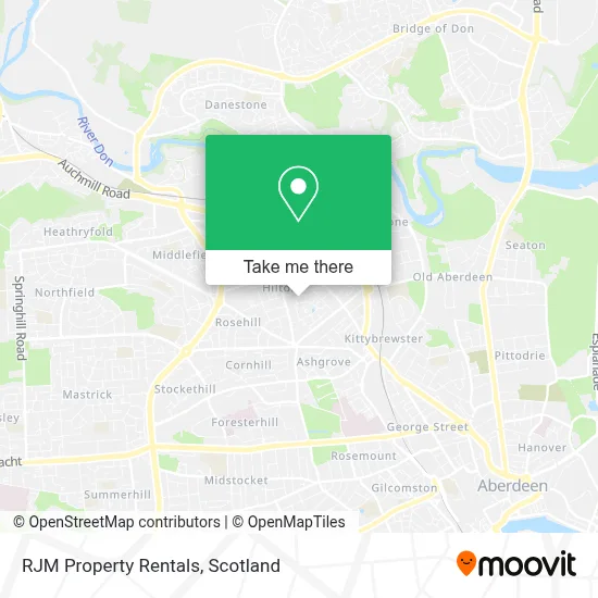 RJM Property Rentals map