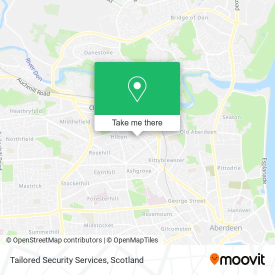 Tailored Security Services map