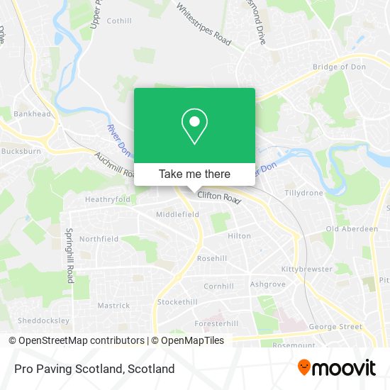 Pro Paving Scotland map