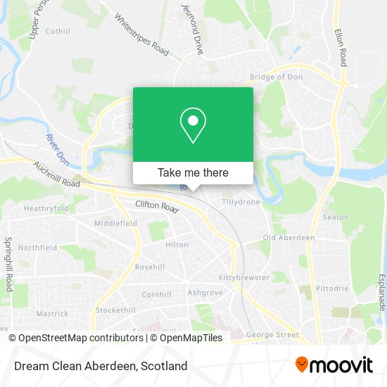 Dream Clean Aberdeen map