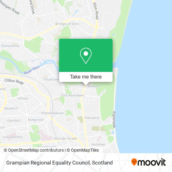 Grampian Regional Equality Council map