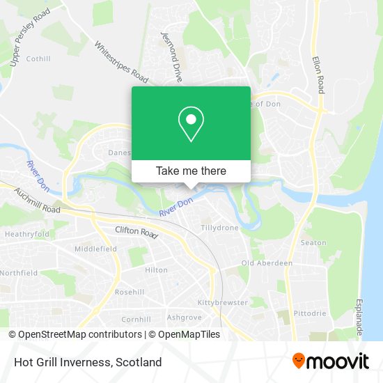 Hot Grill Inverness map