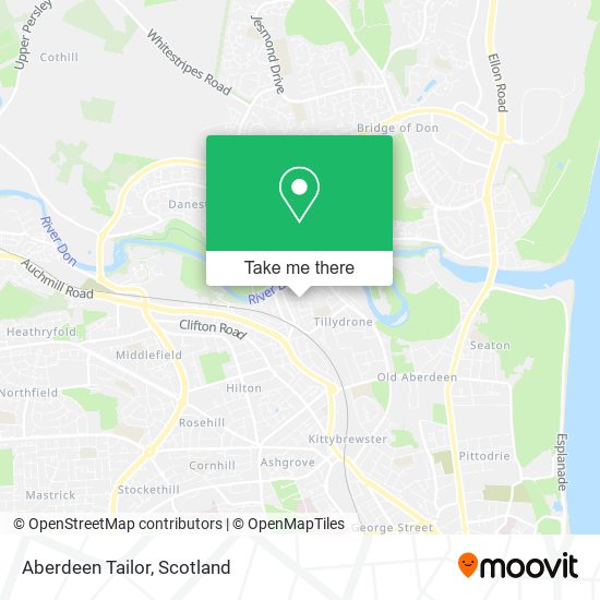 Aberdeen Tailor map