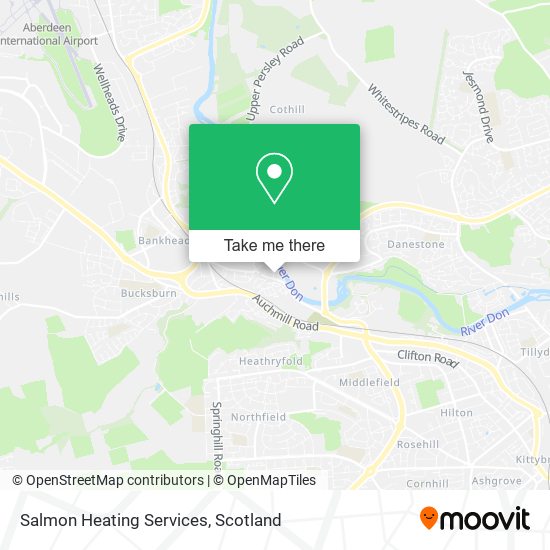 Salmon Heating Services map