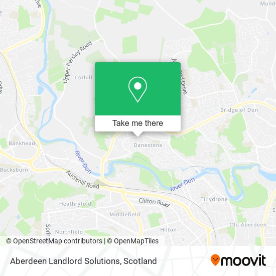 Aberdeen Landlord Solutions map