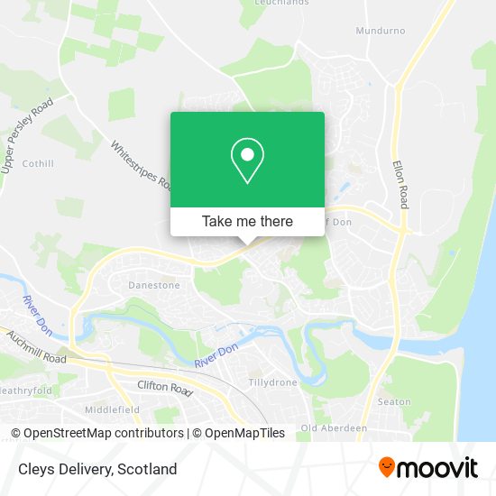 Cleys Delivery map