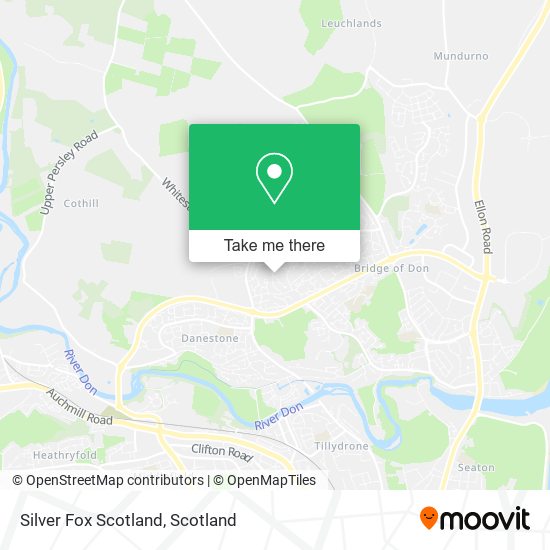 Silver Fox Scotland map