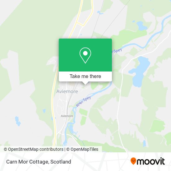 Carn Mor Cottage map