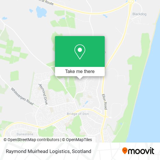 Raymond Muirhead Logistics map