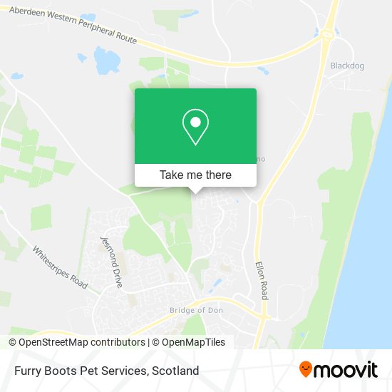 Furry Boots Pet Services map