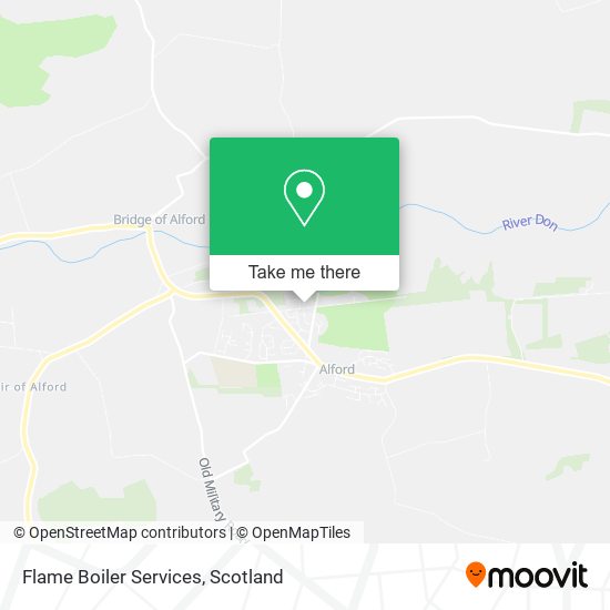 Flame Boiler Services map