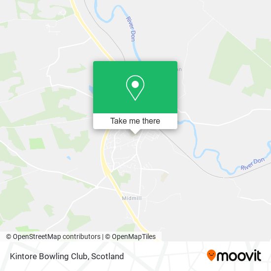 Kintore Bowling Club map