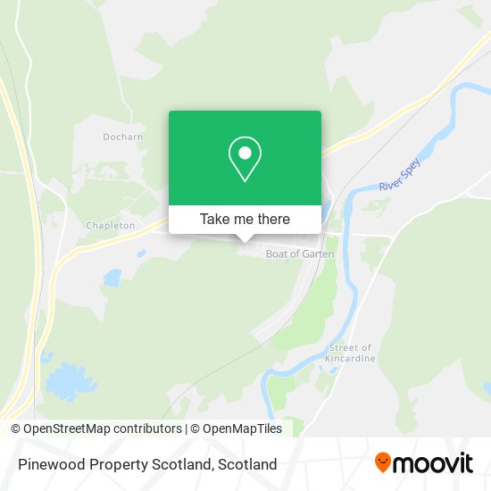 Pinewood Property Scotland map