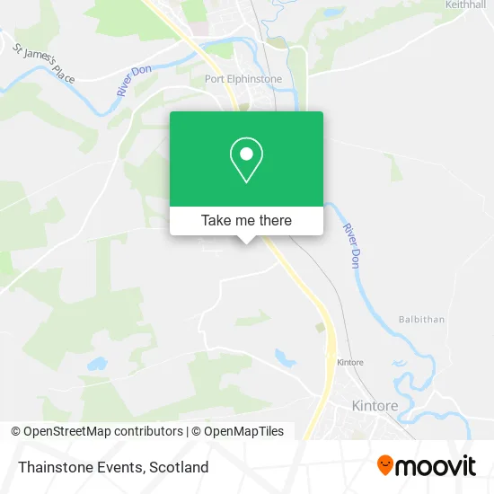 Thainstone Events map