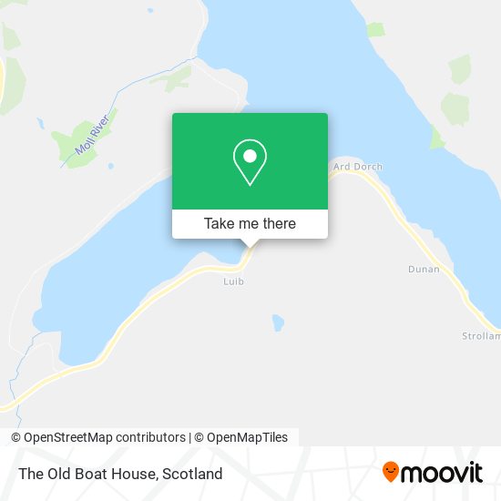 The Old Boat House map