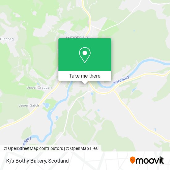 Kj's Bothy Bakery map