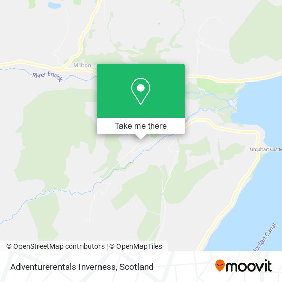 Adventurerentals Inverness map
