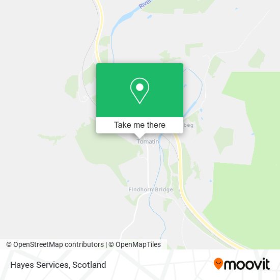Hayes Services map