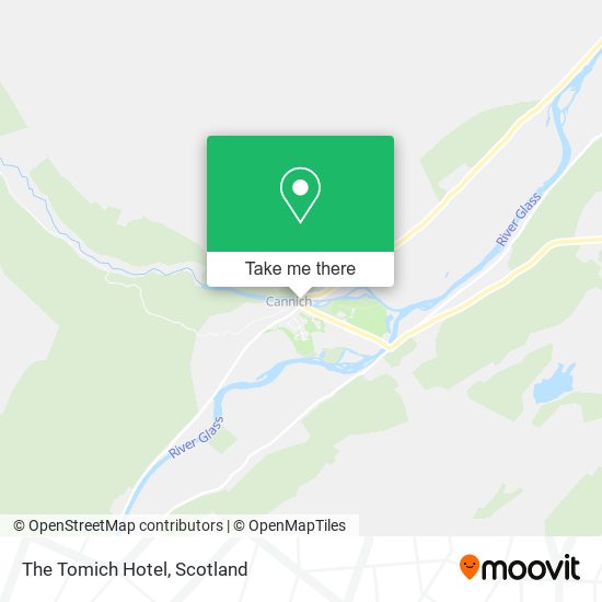 The Tomich Hotel map