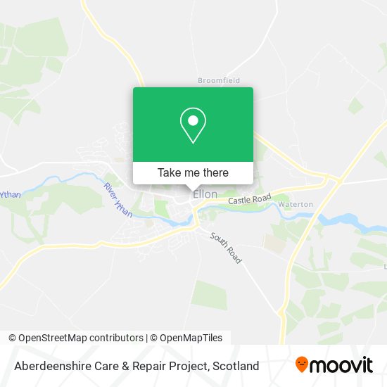 Aberdeenshire Care & Repair Project map