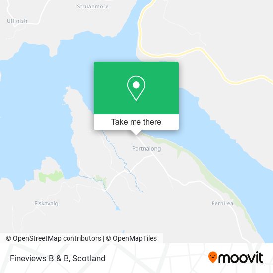 Fineviews B & B map