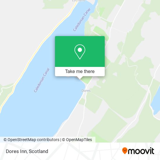 Dores Inn map