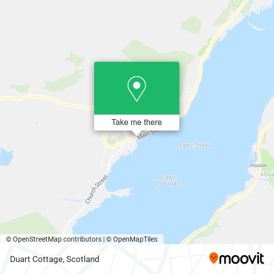 Duart Cottage map