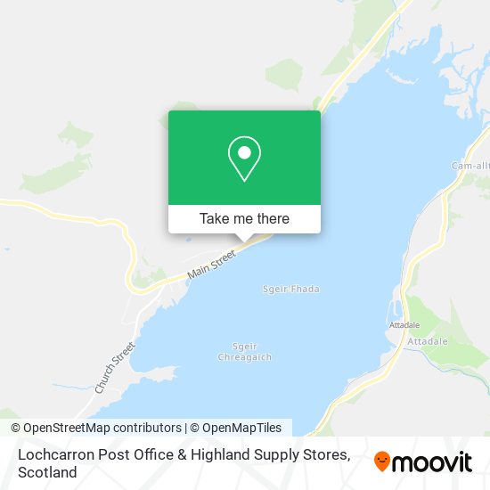 Lochcarron Post Office & Highland Supply Stores map