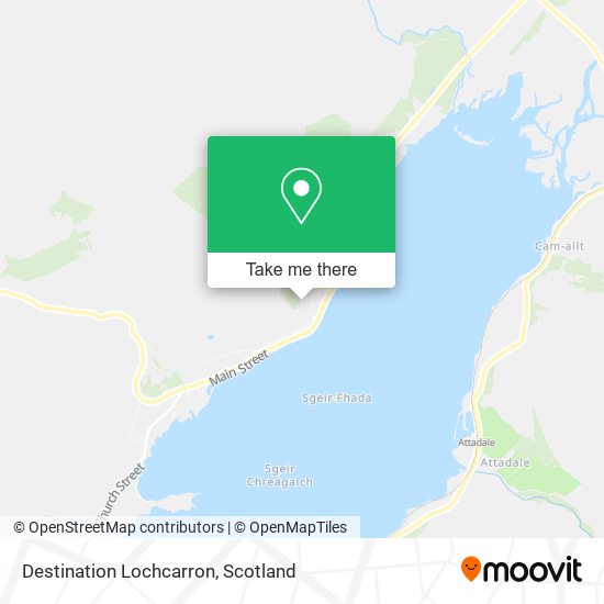 Destination Lochcarron map