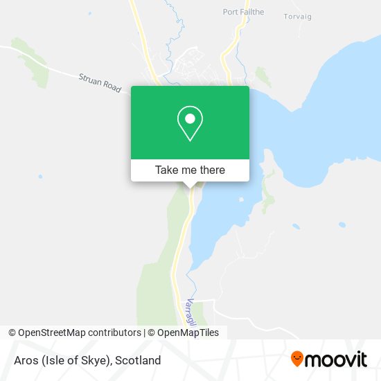 Aros (Isle of Skye) map