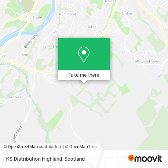 KS Distribution Highland map