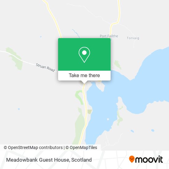 Meadowbank Guest House map