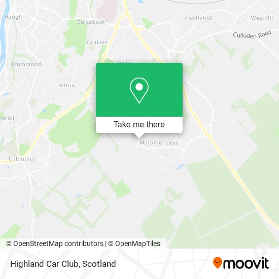 Highland Car Club map