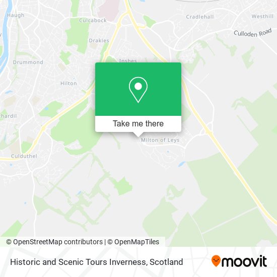 Historic and Scenic Tours Inverness map