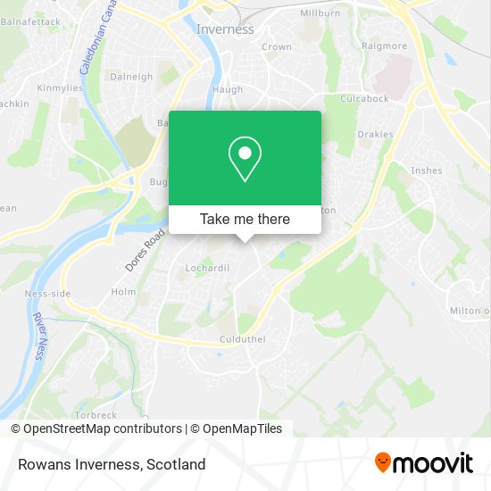 Rowans Inverness map
