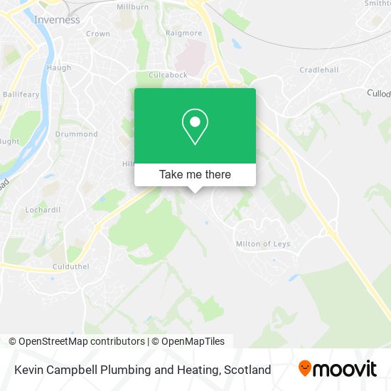 Kevin Campbell Plumbing and Heating map