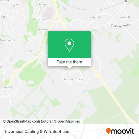 Inverness Cabling & Wifi map