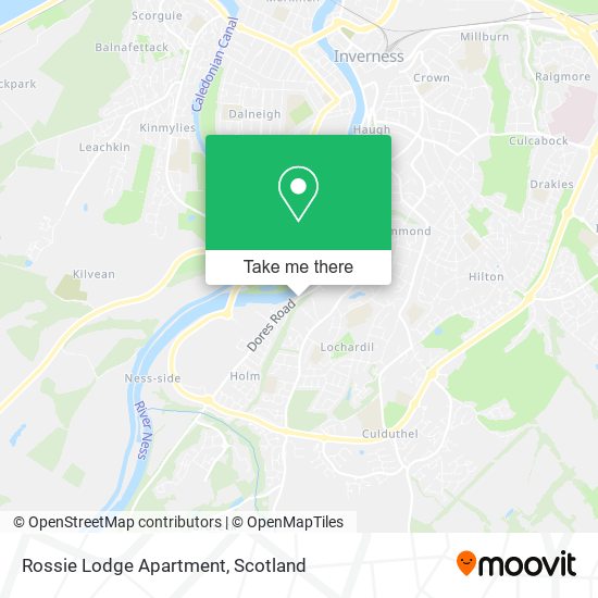 Rossie Lodge Apartment map