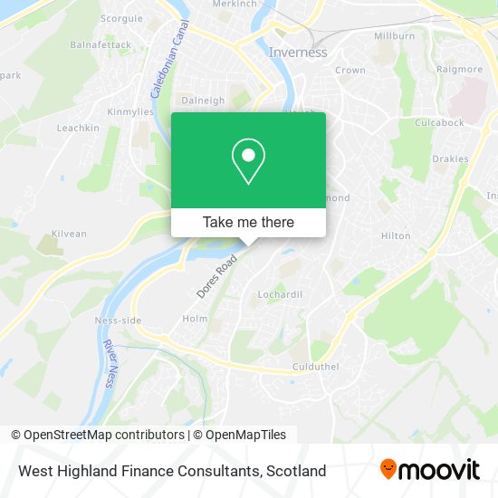 West Highland Finance Consultants map