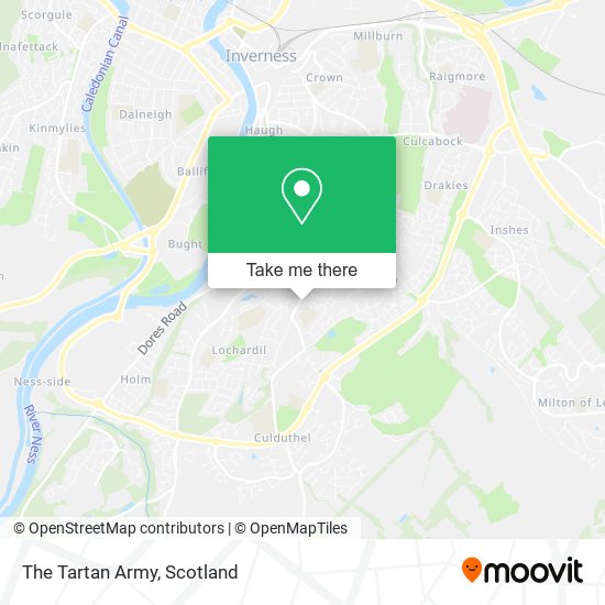 The Tartan Army map