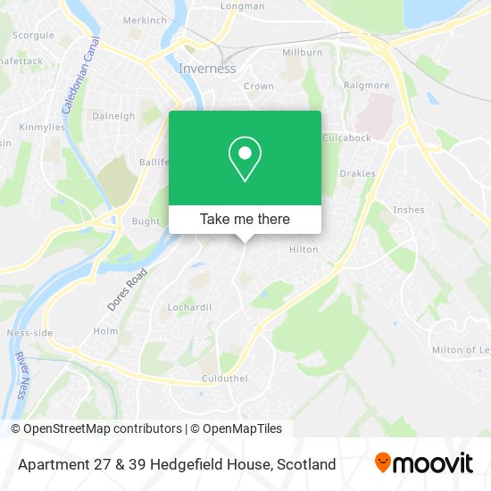 Apartment 27 & 39 Hedgefield House map