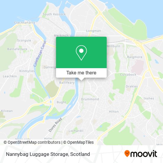 Nannybag Luggage Storage map