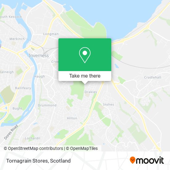 Tornagrain Stores map