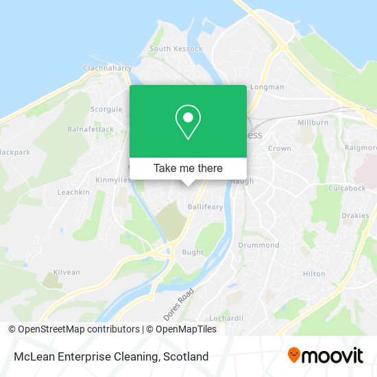 McLean Enterprise Cleaning map