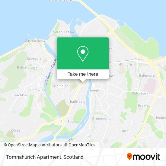 Tomnahurich Apartment map