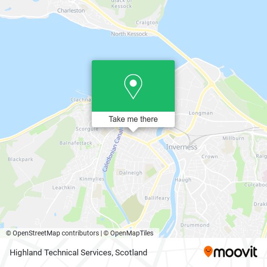 Highland Technical Services map